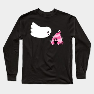 Ghost and Hermit Crab Long Sleeve T-Shirt